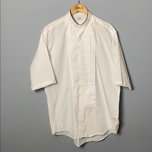 Devin Michaels Tuxedo Short sleeve Dress shirt